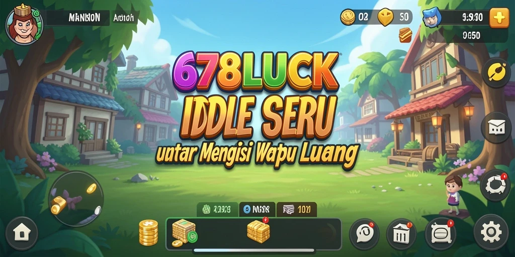 Tangkapan layar utama game 678LUCK menampilkan gameplay yang santai dan menyenangkan.