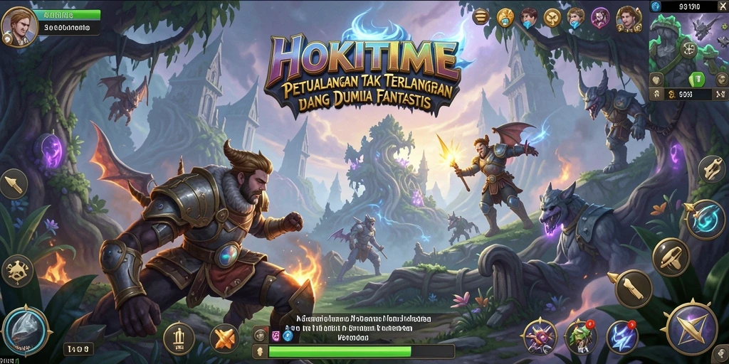 Screenshot gameplay <strong>HOKITIME</strong> yang menampilkan aksi petualangan seru.