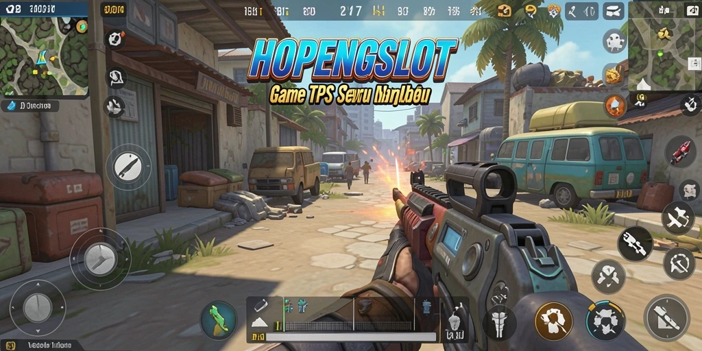 Screenshot gameplay dari HOPENGSLOT yang menunjukkan pertempuran seru.