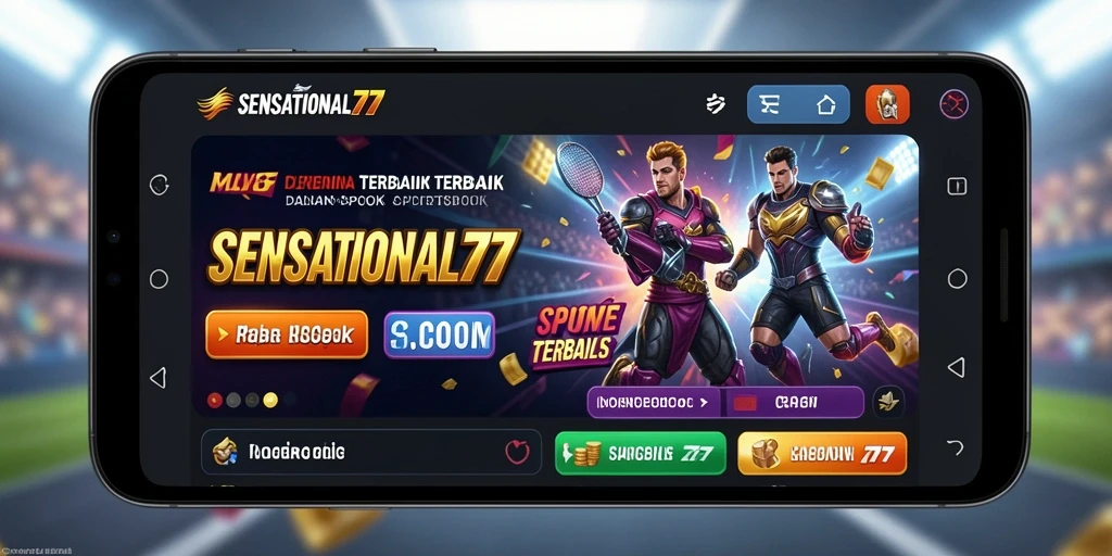 Tampilan gameplay yang menarik dari SENSATIONAL77 dalam taruhan olahraga.