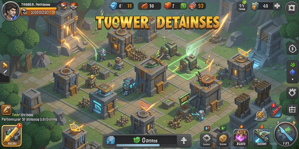 Gameplay menegangkan di Tower Defense TV888.