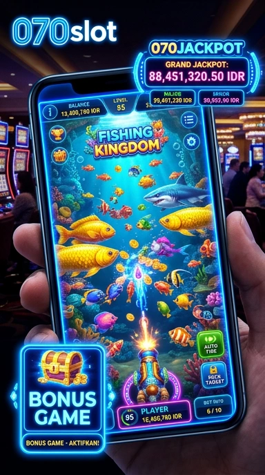 Tampilan antarmuka 070slot yang sederhana dan intuitif.